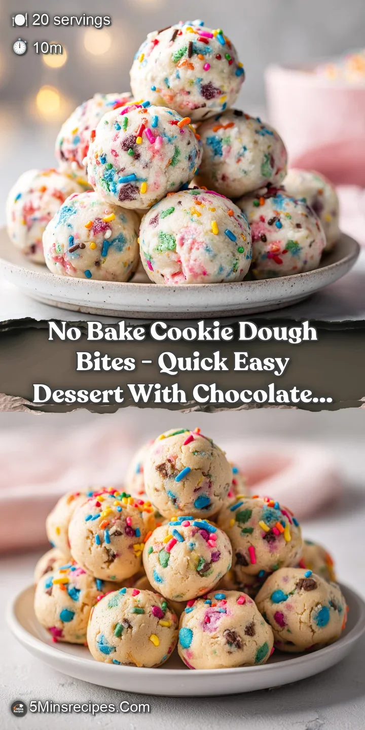 A rich, dark brown cookie dough bite, showing its soft texture and a few embedded chocolate chips.