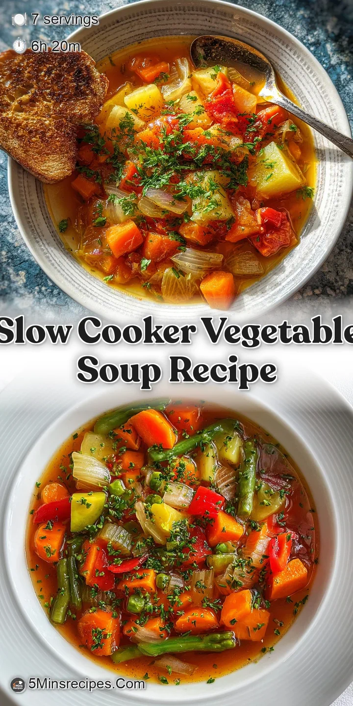 Close-up of simmering vegetable soup, showcasing vibrant colors and textures. The aromatic broth hints at warmth and savor...