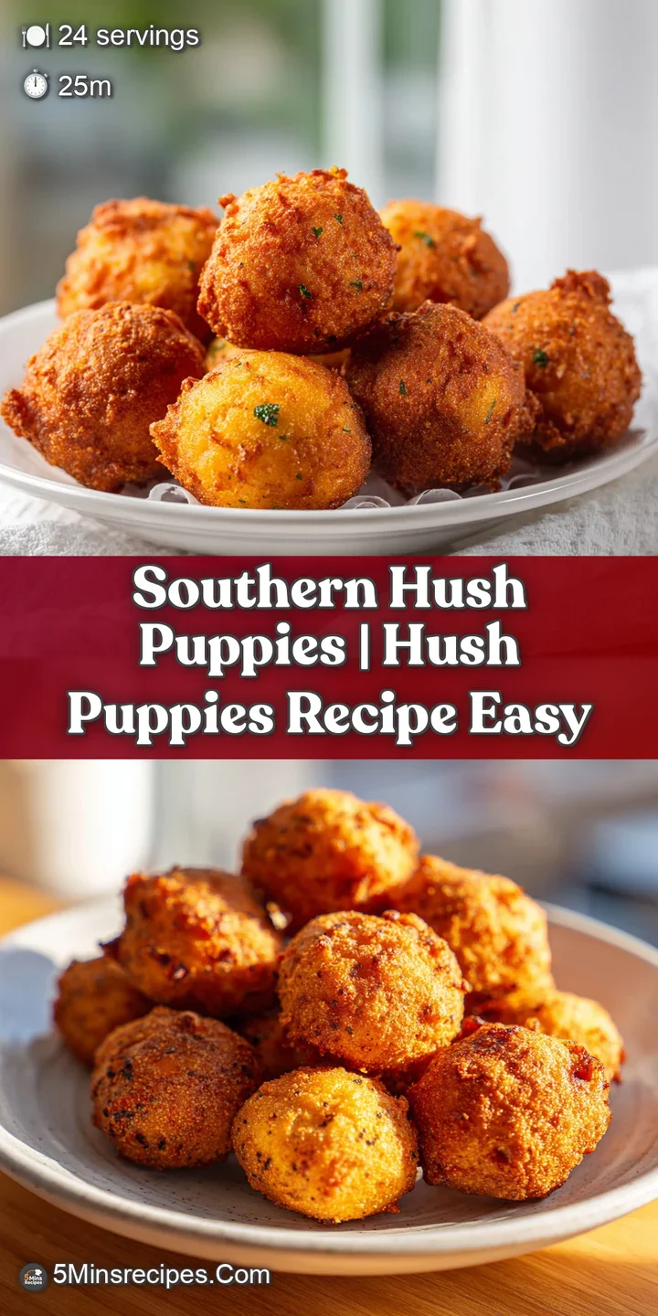 Close-up of a single, fluffy hushpuppy with a tempting, golden-brown crust, revealing a soft, steamy interior.