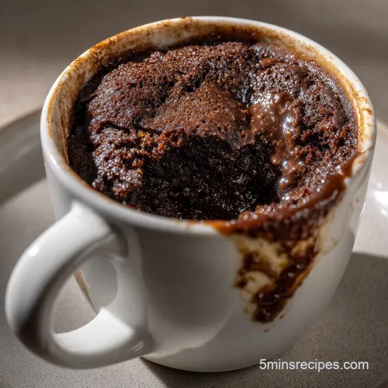 5 Minute Mug Cake with Chocolate
