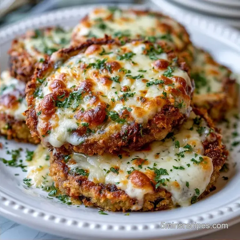 Crispy Air Fryer Eggplant Parmesan