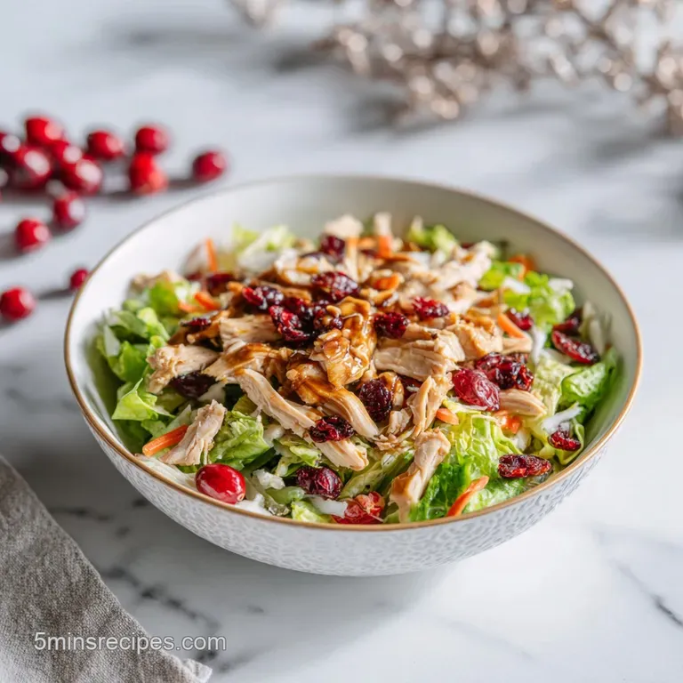 Asian Chicken Cranberry Salad Recipe
