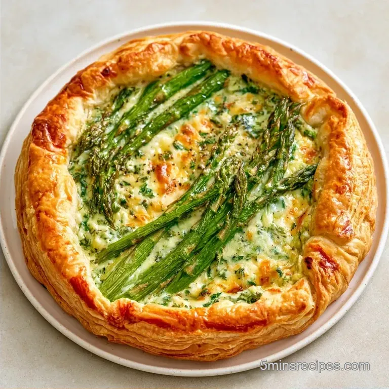 Asparagus Cheese Tart with Boursin