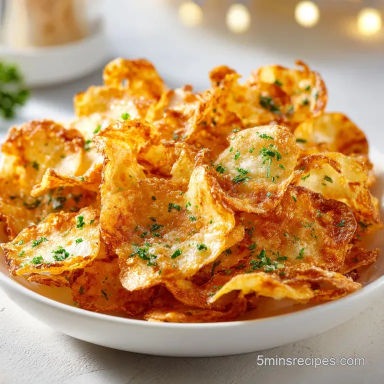 Baked Sour Cream and Onion Potato Chips