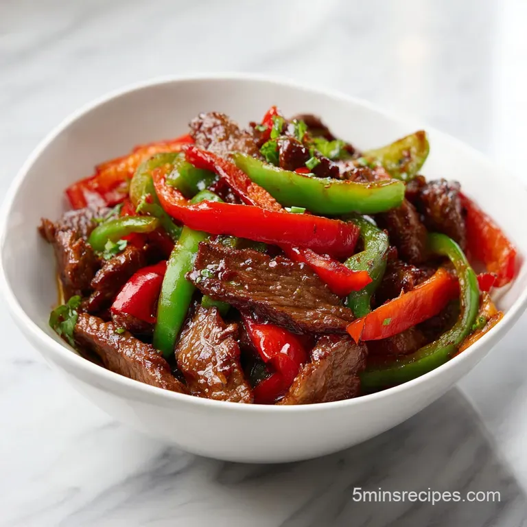 Beef Pepper Steak: Velvety and Savory