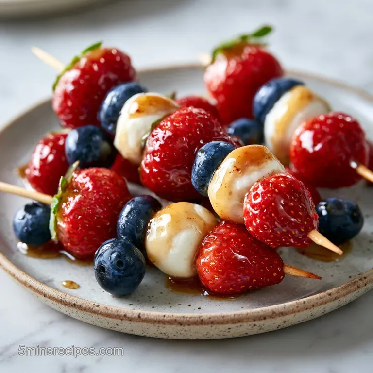 Berry Fruit Skewers: Fresh and Tart