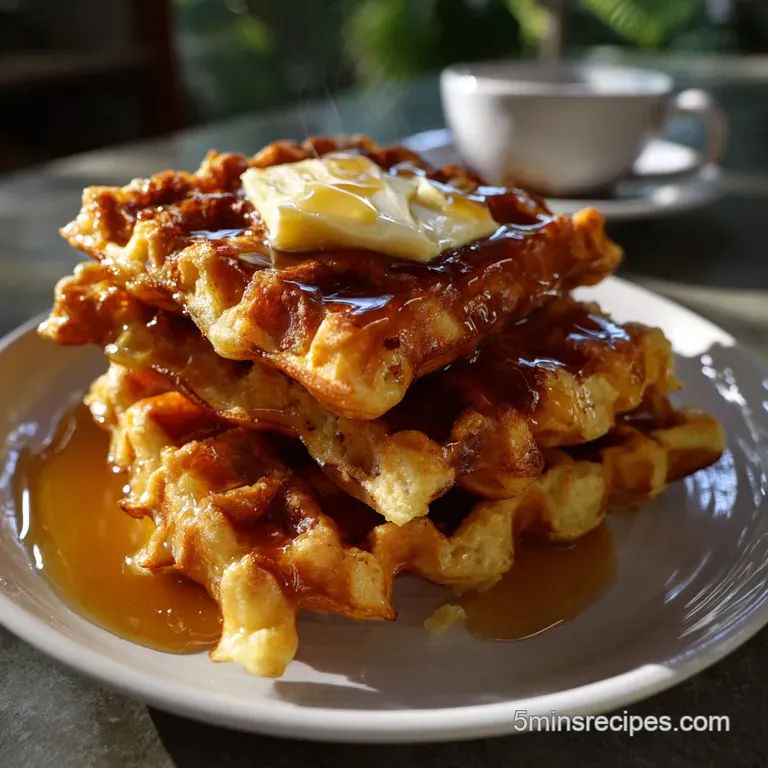 Bisquick Waffle Recipe with Vanilla