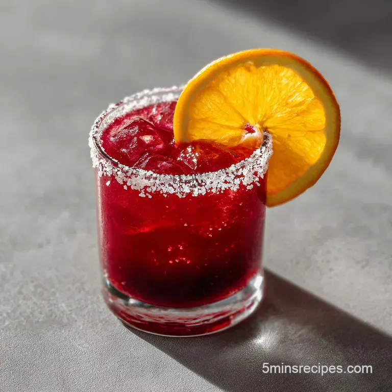 Blood Orange Margarita: Sharp and Zesty