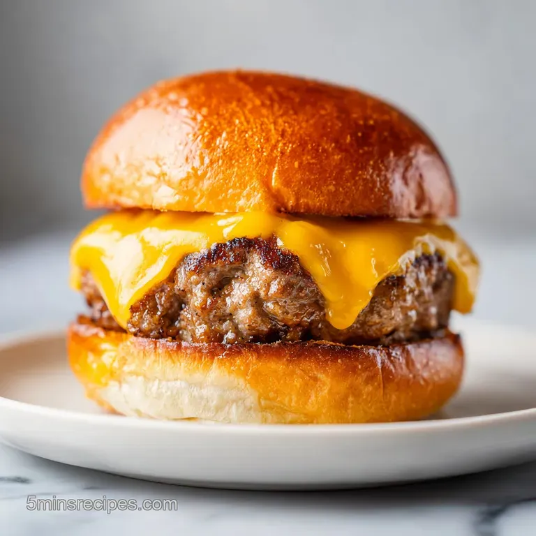 Burger Recipe with Cheese: Failure-Proof