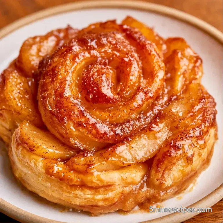 A precise slice of tart on white porcelain, paired with a dollop of cream and a sprinkle of cinnamon powder.