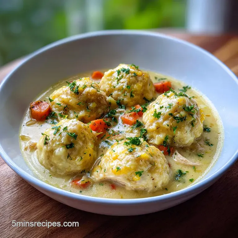 Chicken and Dumplings: Speedy Comfort