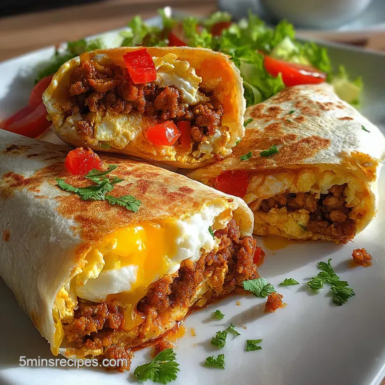Shatter Crisp Chorizo Breakfast Burrito