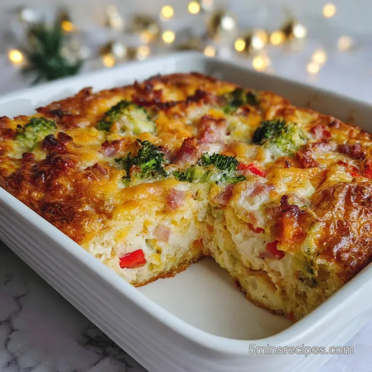 Christmas Morning Breakfast Casserole