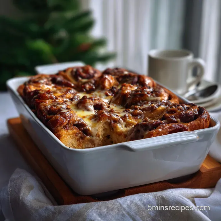 Christmas Breakfast Idea with Cinnamon Rolls