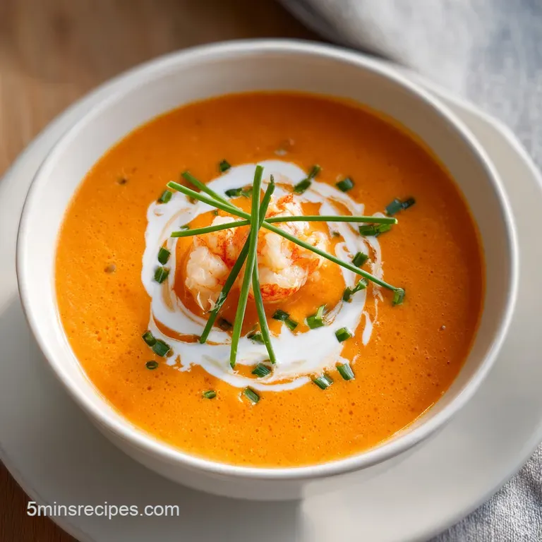 Lobster Bisque Soup: Simple and Velvety