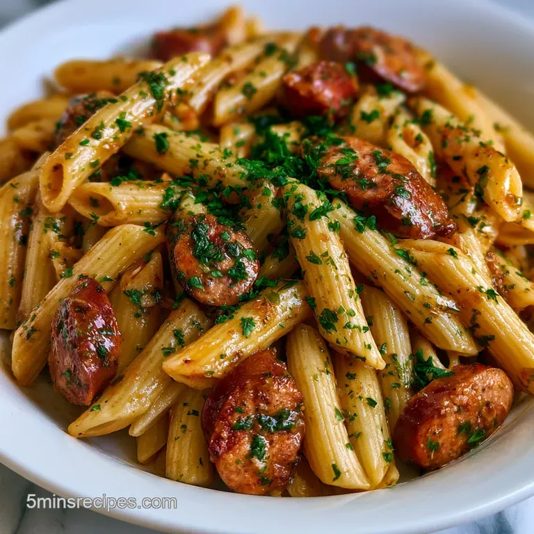 Pasta With Sausage: Creamy and Rich