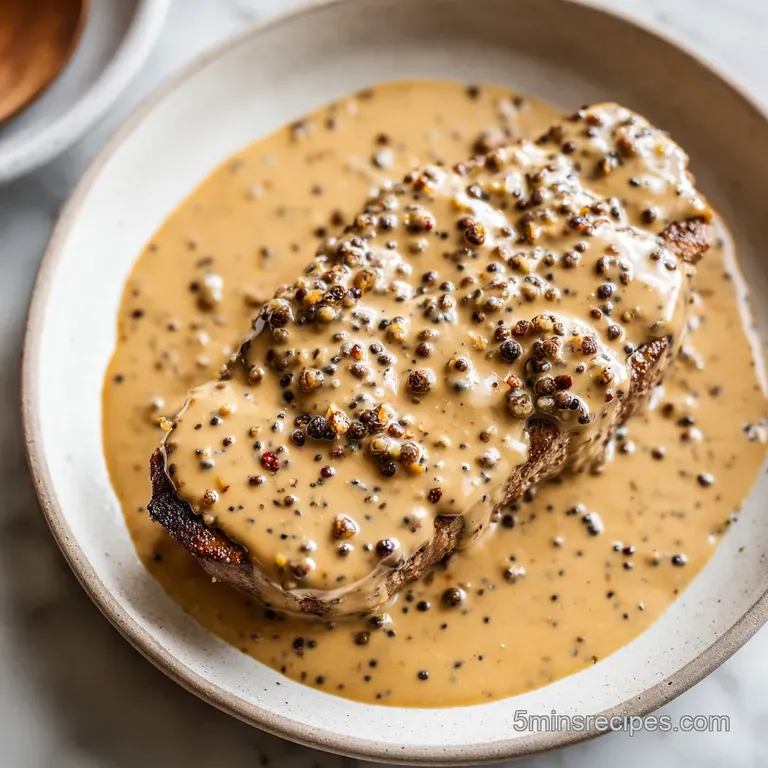 Peppercorn Sauce: Creamy and Velvety