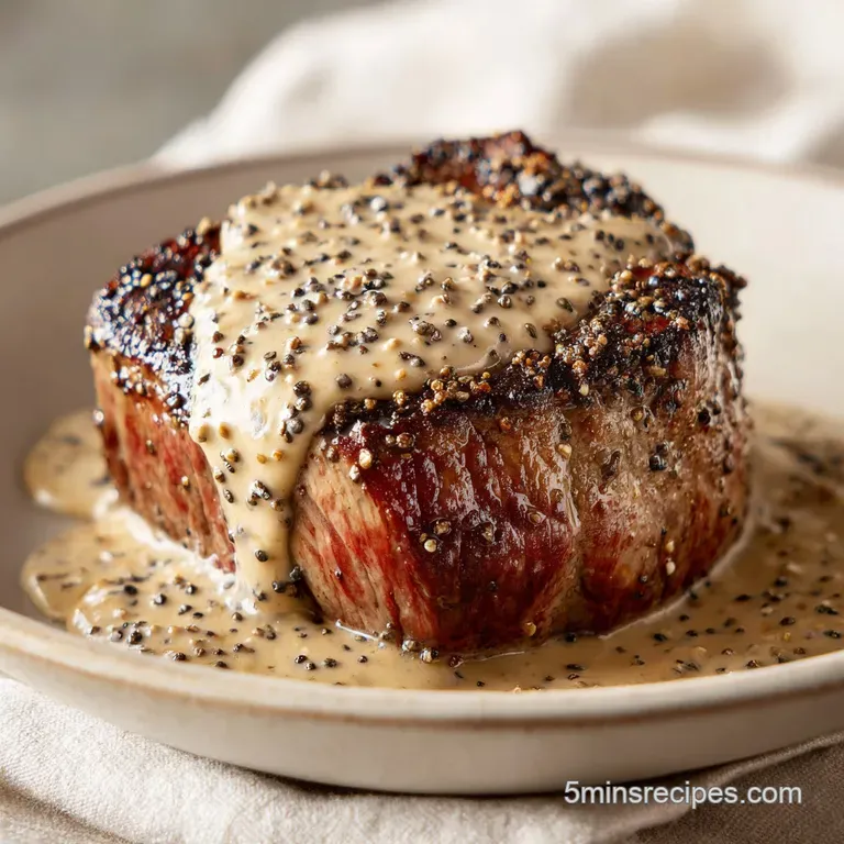 Peppercorn Steak: Silky and Rich
