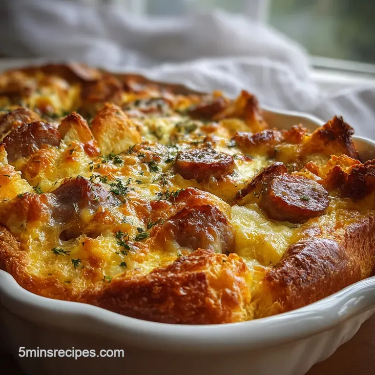 Crescent Roll Breakfast Recipe with Sausage