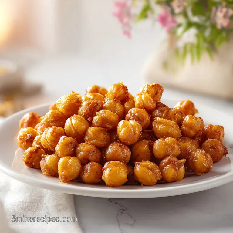 Crispy Baked Chickpeas: Extra Crunchy