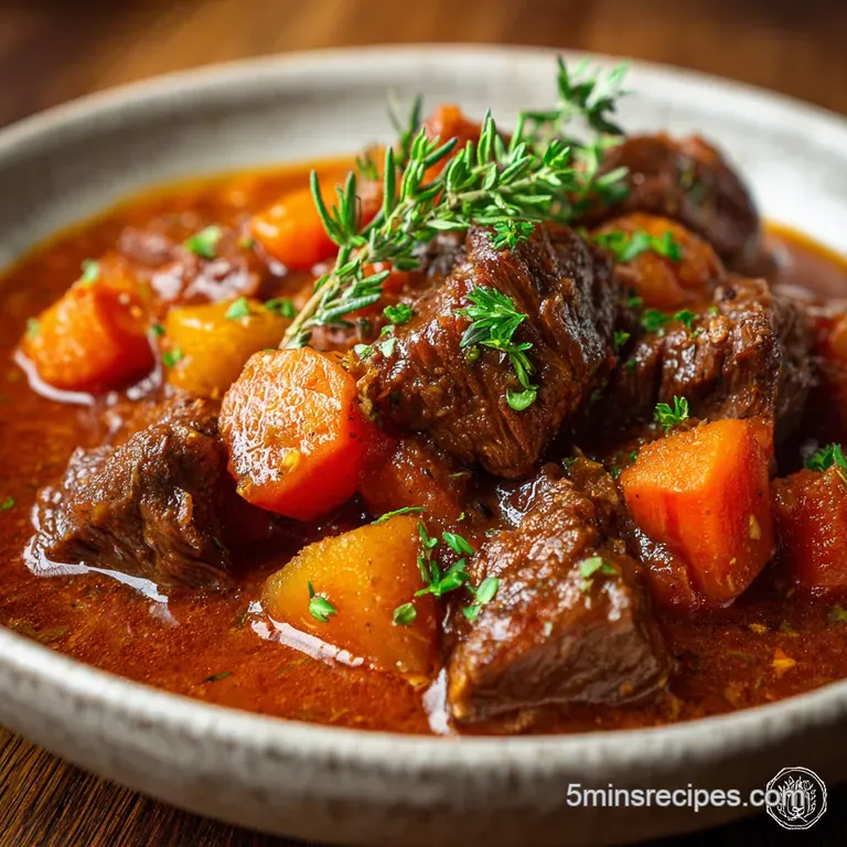 Crock Pot Freezer Meal with Beef Stew