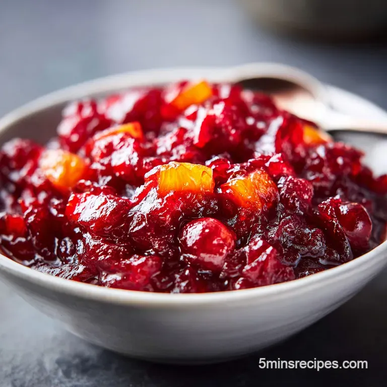 Crockpot Cranberry Sauce: Citrus Bright