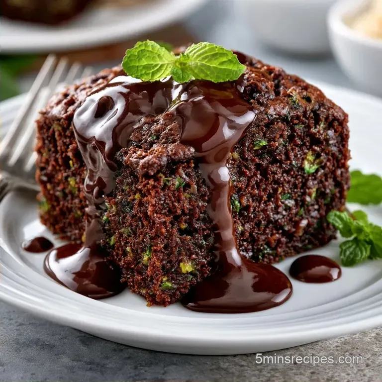 Double Chocolate Zucchini Bread with Cocoa Powder