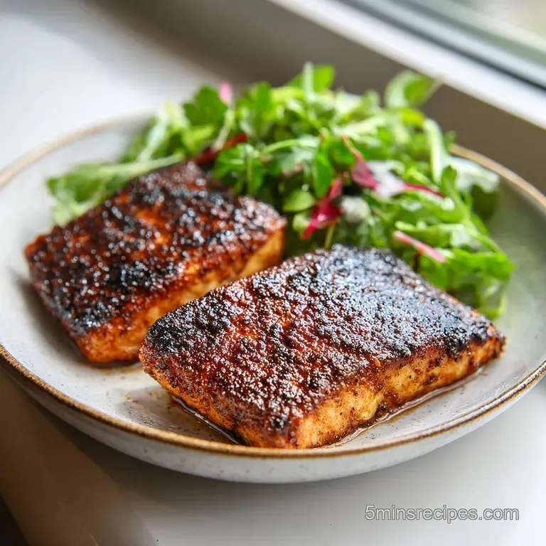 Blackened Mahi Mahi: Smoky and Flaky
