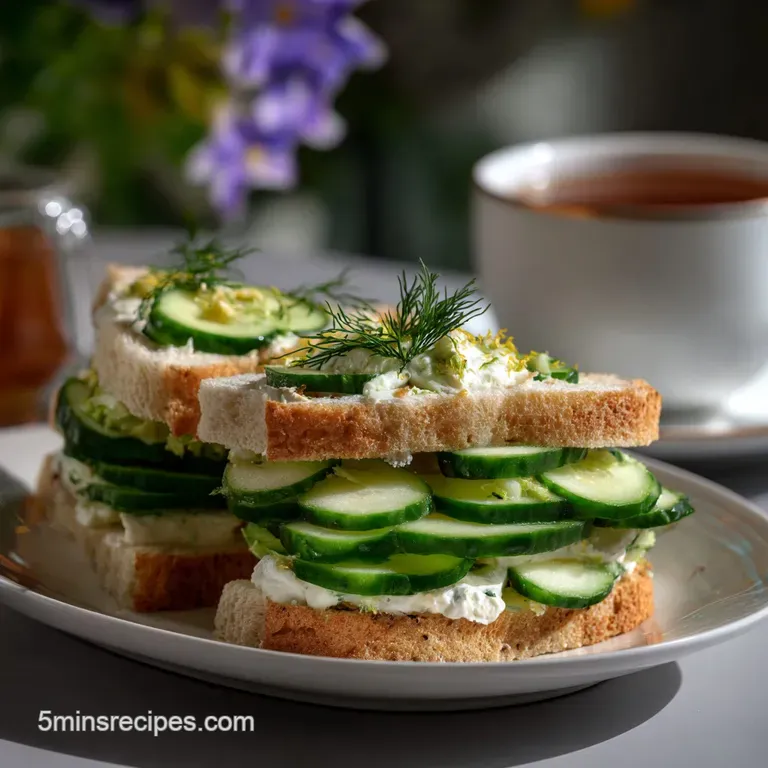 Easy Cucumber Sandwiches: Crispy & Velvety