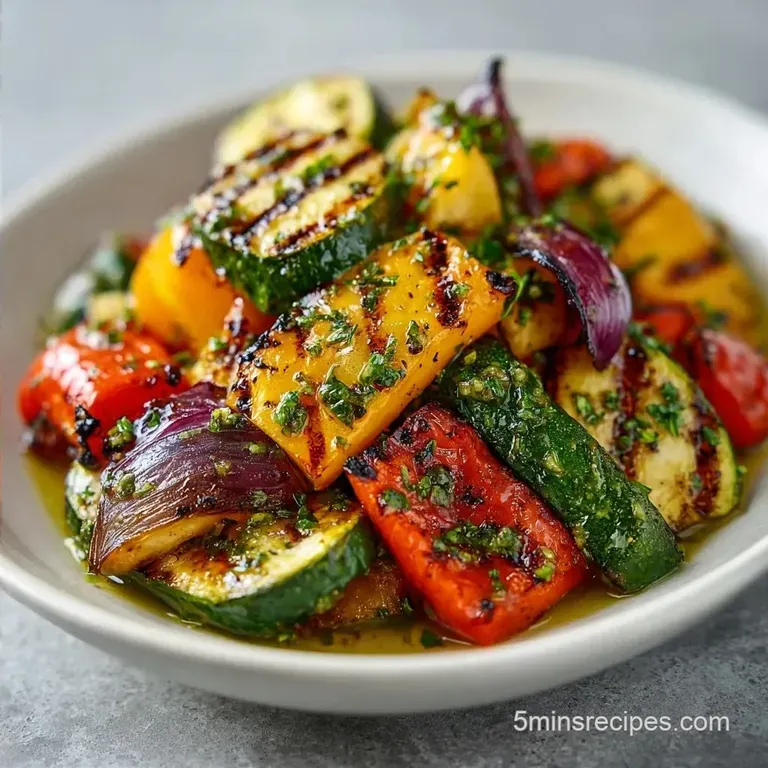 Easy Grilled Vegetable Platter: Mediterranean and Smoky
