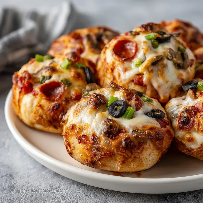 Easy Pizza Bombs: Crispy and Cheesy