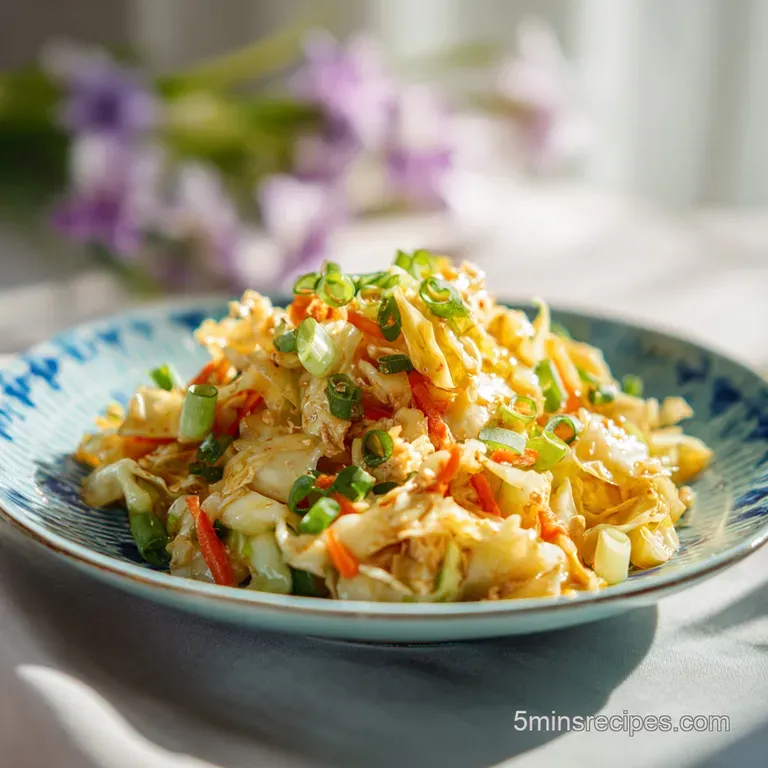 Egg Roll in a Bowl: Savory and Crunchy Stir Fry