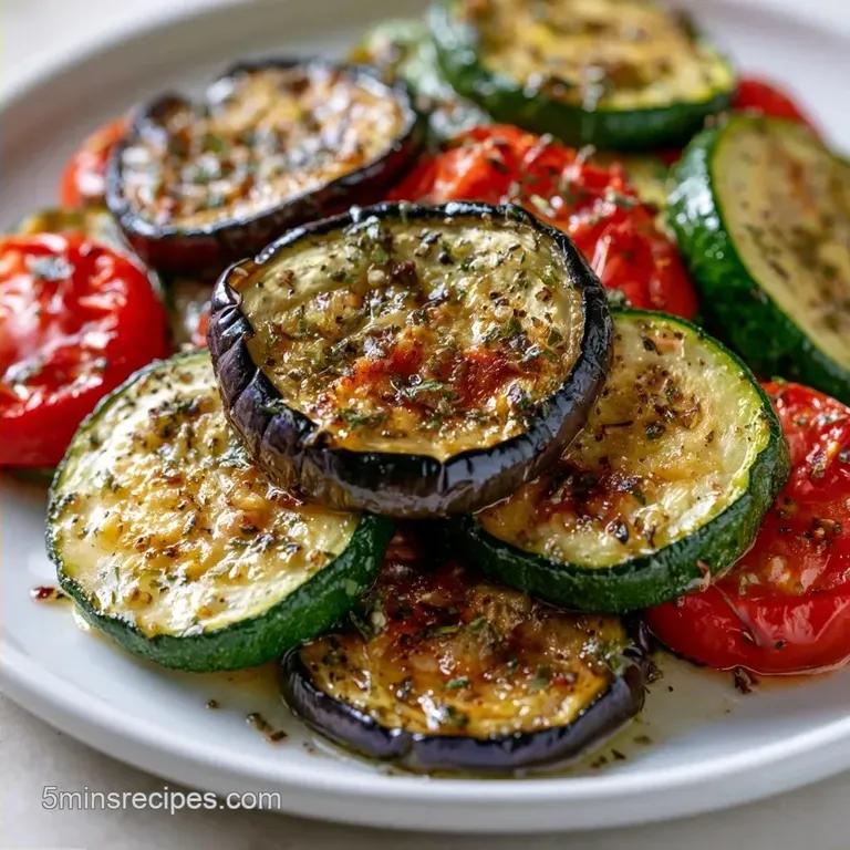 Healthy Mediterranean Eggplant and Zucchini Bake