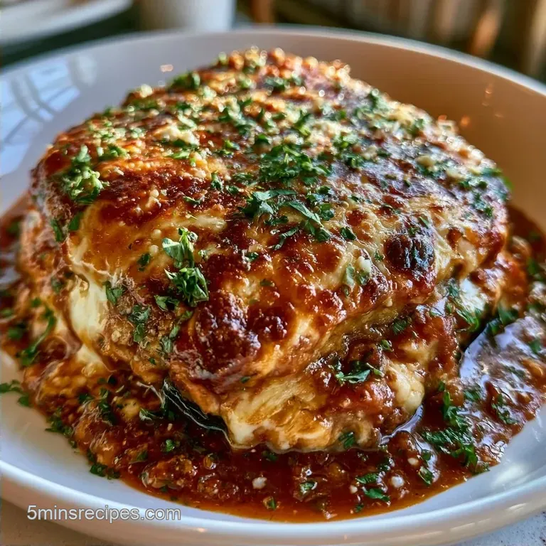Easy Eggplant Lasagna with Ground Beef
