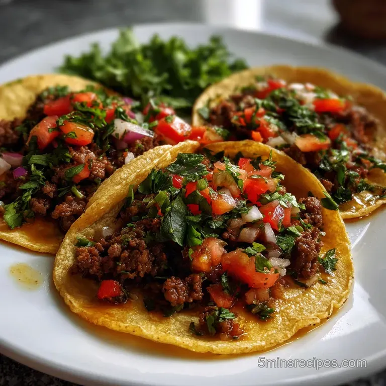 Fast Beef Tacos: Express Sear Method