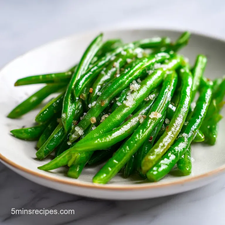 French Green Beans: Buttery Haricot Verts