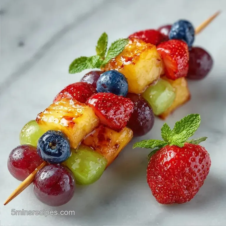 Low Calorie Fruit Skewers: Fresh and Bright
