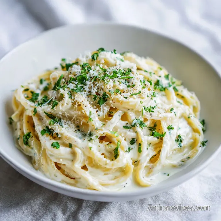 Creamy Garlic Parmesan Pasta: Silky and Rich