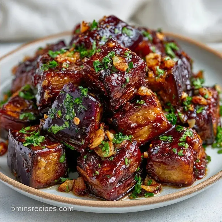Garlic Roasted Eggplant Recipe: Savory and Baked