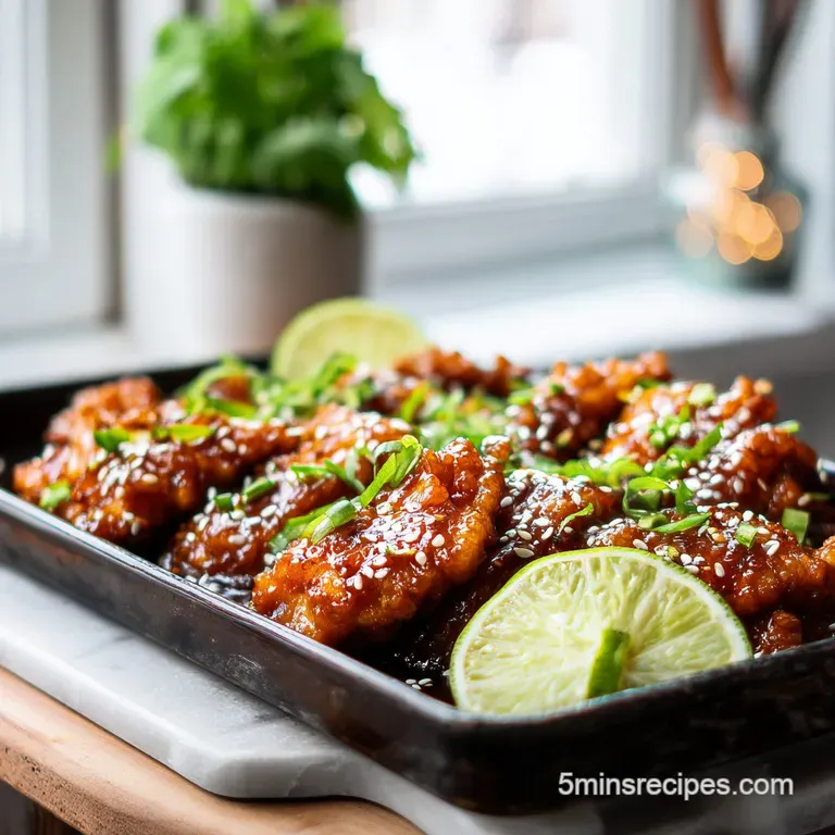 A single plate piled high with juicy Hawaiian chicken, colorful bell peppers, and caramelized pineapple; steam rising enti...