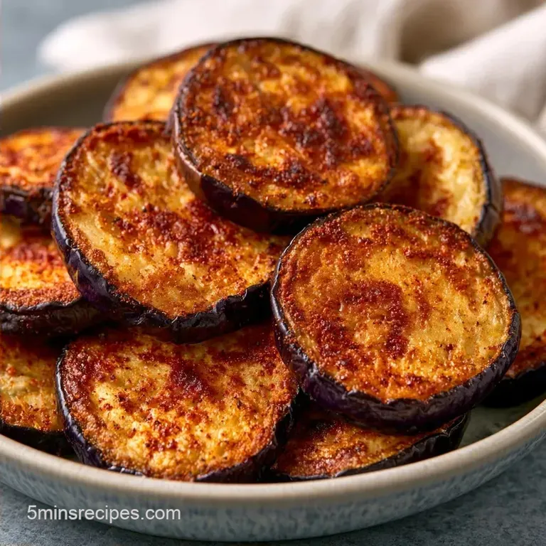 Crispy Healthy Air Fryer Eggplant