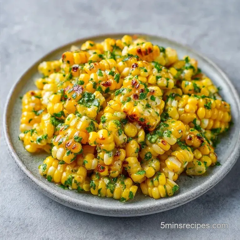 Healthy Grilled Corn Salad: Cilantro Lime