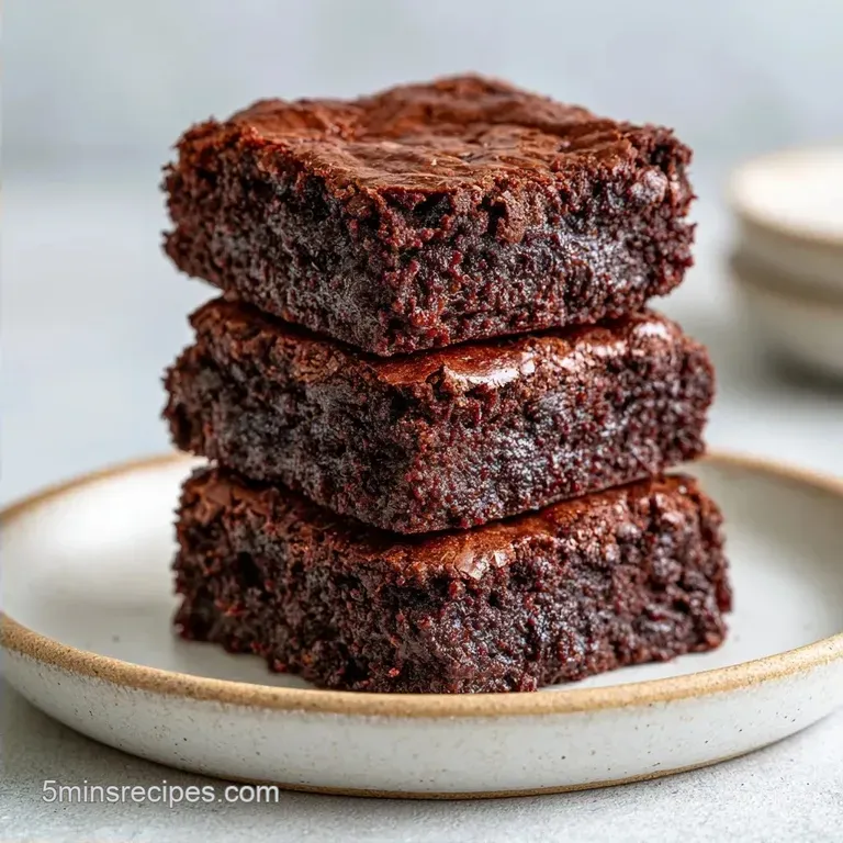 Fudgy Healthy Zucchini Brownies