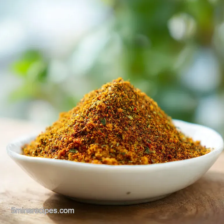 Jerk seasoning blend in a glass bowl, speckled with vibrant colors and fragrant spices, promises authentic Caribbean flavor.
