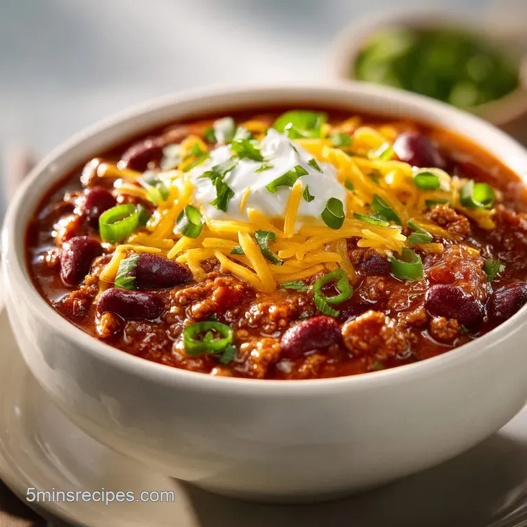 Homemade Wendy s Chili Recipe