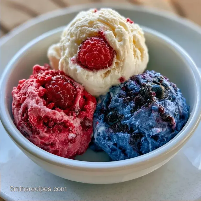 Independence Day Ice Cream: Velvety and Vibrant