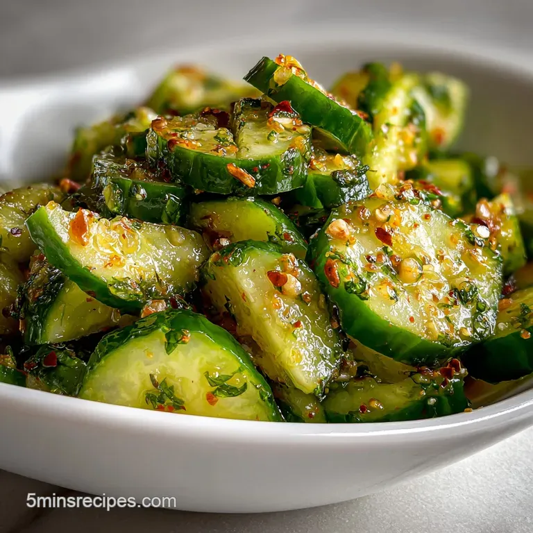 Marinated Cucumbers: Shattering Crunch