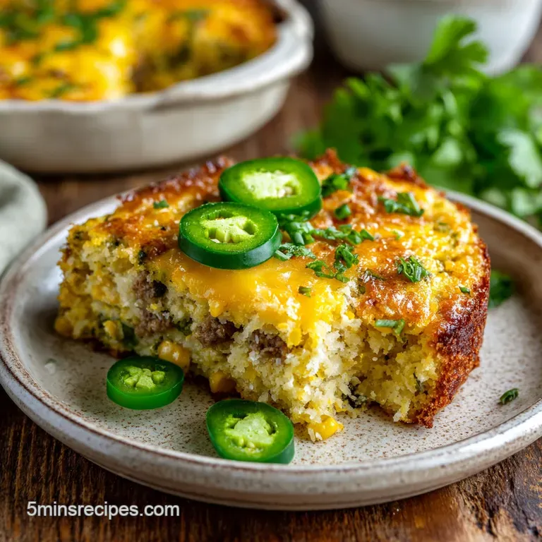 Mexican Cornbread Casserole: Savory Bake