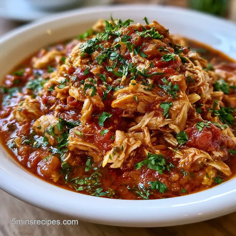 Recetas Con Pollo: Mexican Shredded Chicken