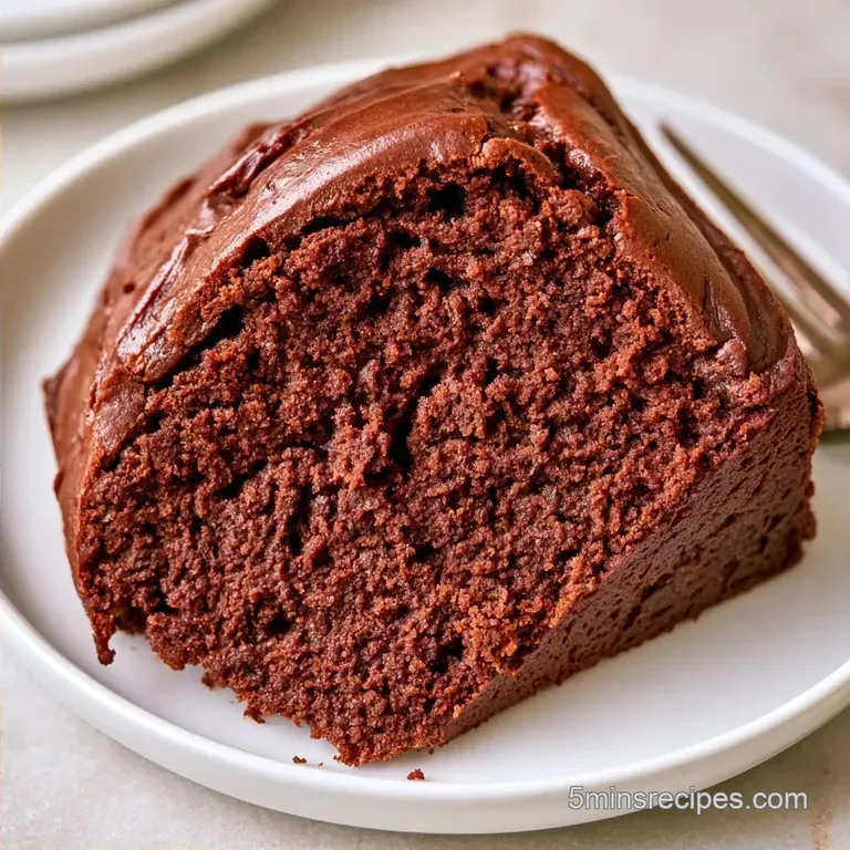Guilt-Free Chocolate Zucchini Cake